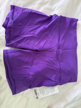 Lululemon Wunder Train Mesh Purple 6” Shorts